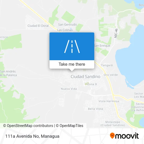 Mapa de 111a Avenida No