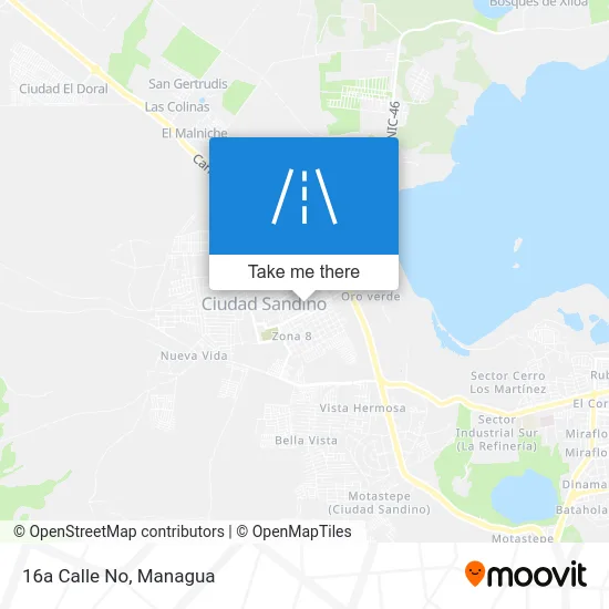 Mapa de 16a Calle No