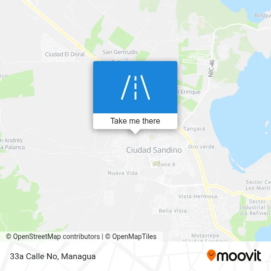 Mapa de 33a Calle No