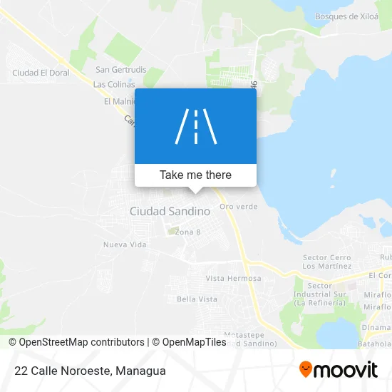 22 Calle Noroeste map