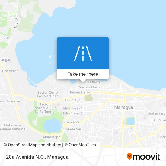 Mapa de 28a Avenida N.O.