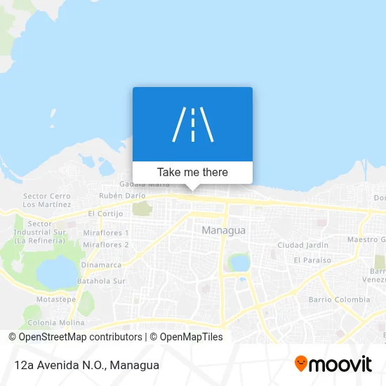 12a Avenida N.O. map