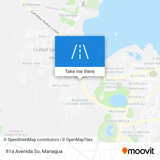 Mapa de 81a Avenida So
