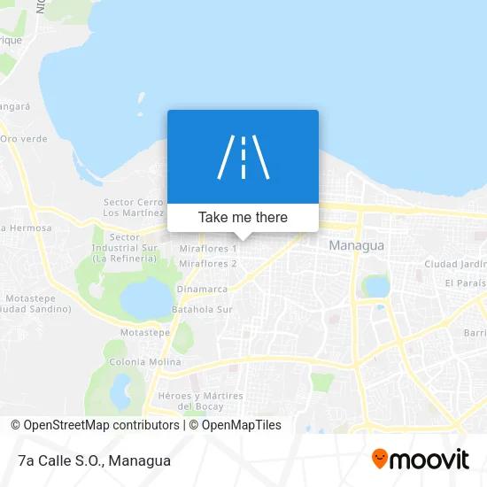 Mapa de 7a Calle S.O.