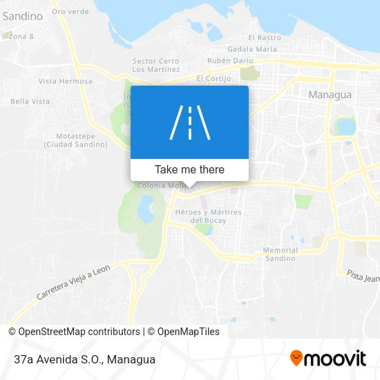 37a Avenida S.O. map