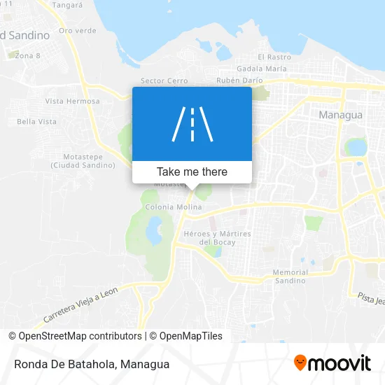 Ronda De Batahola map