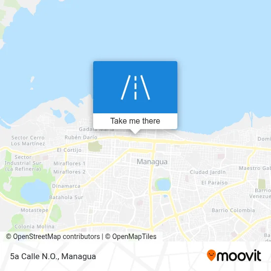 Mapa de 5a Calle N.O.