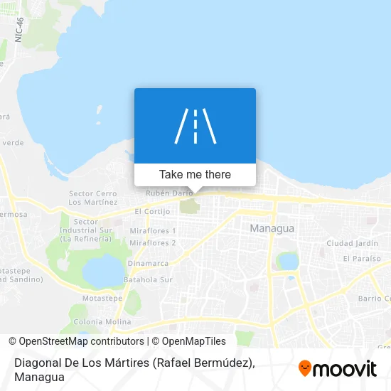 Mapa de Diagonal De Los Mártires (Rafael Bermúdez)