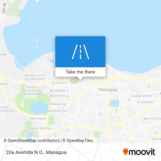 Mapa de 20a Avenida N.O.