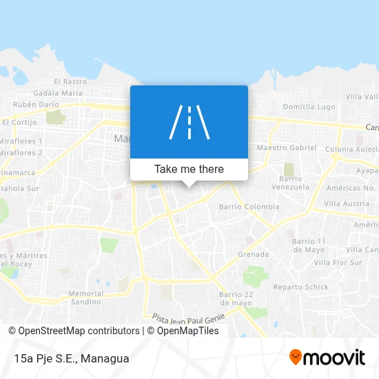 Mapa de 15a Pje S.E.