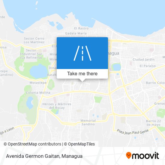 Avenida Germon Gaitan map