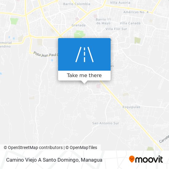Camino Viejo A Santo Domingo map