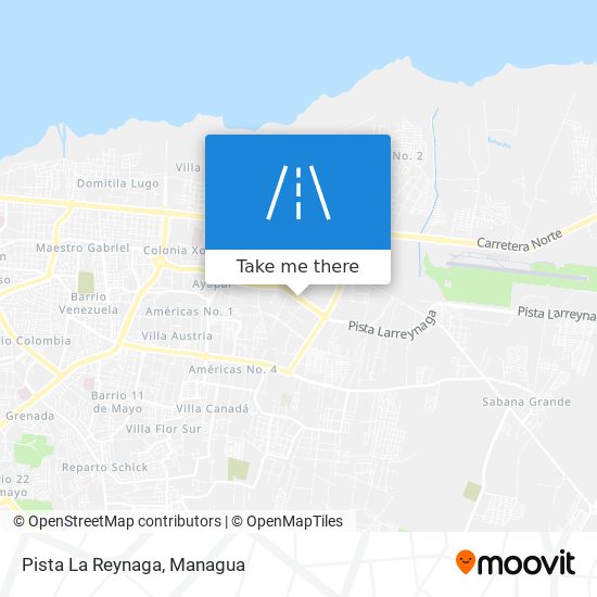 Pista La Reynaga map