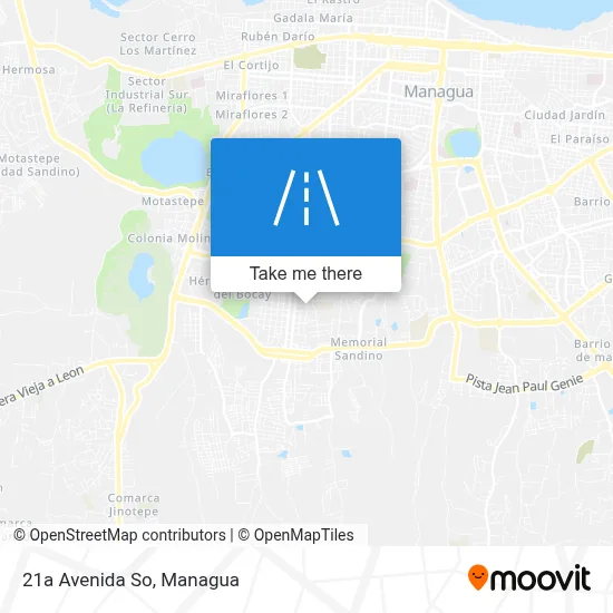 Mapa de 21a Avenida So