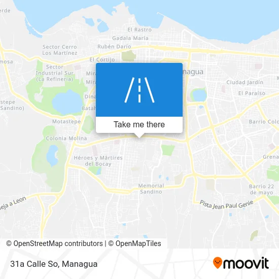 Mapa de 31a Calle So