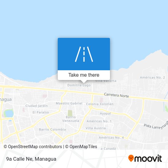 9a Calle Ne map