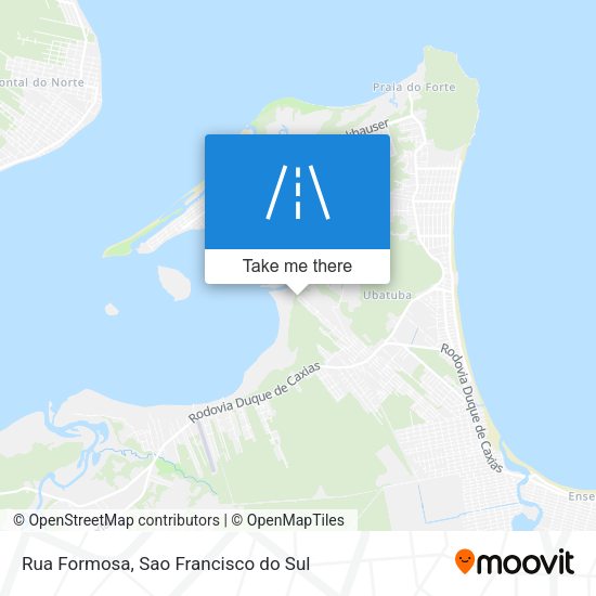 Rua Formosa map
