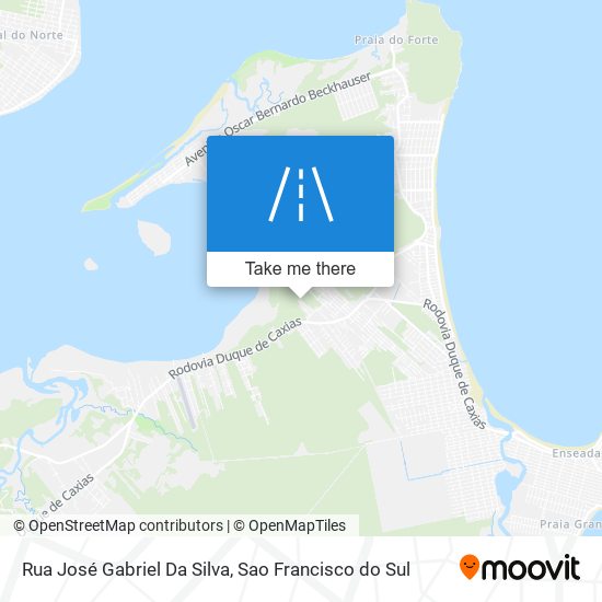 Mapa Rua José Gabriel Da Silva