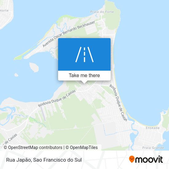 Rua Japão map