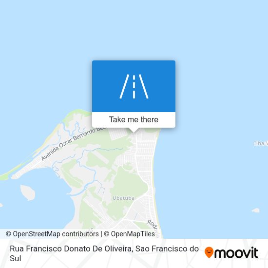 Rua Francisco Donato De Oliveira map