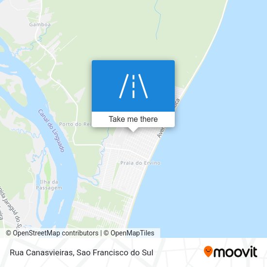 Rua Canasvieiras map