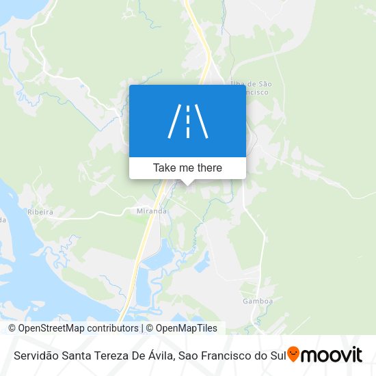 Servidão Santa Tereza De Ávila map