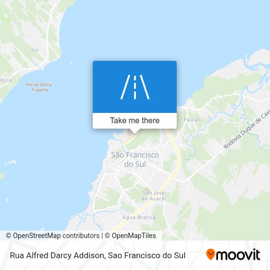 Rua Alfred Darcy Addison map