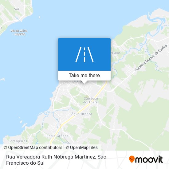 Rua Vereadora Ruth Nóbrega Martinez map