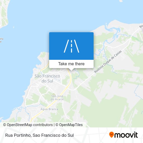 Rua Portinho map