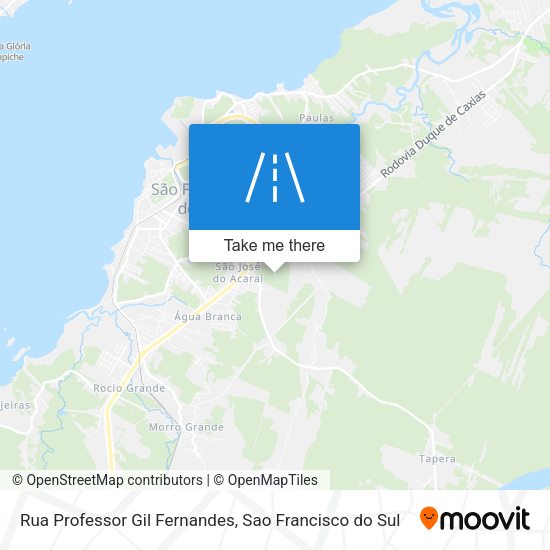 Rua Professor Gil Fernandes map