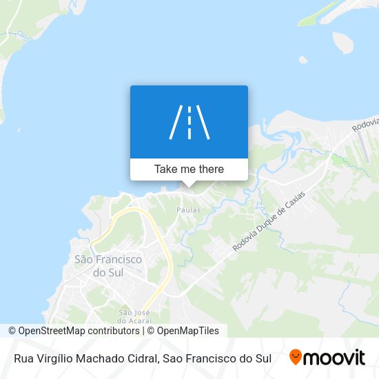 Rua Virgílio Machado Cidral map
