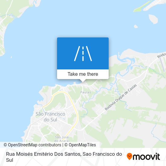 Rua Moisés Emitério Dos Santos map