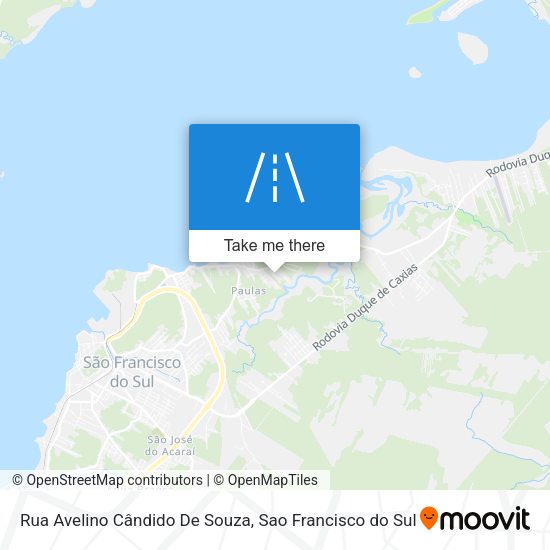 Rua Avelino Cândido De Souza map