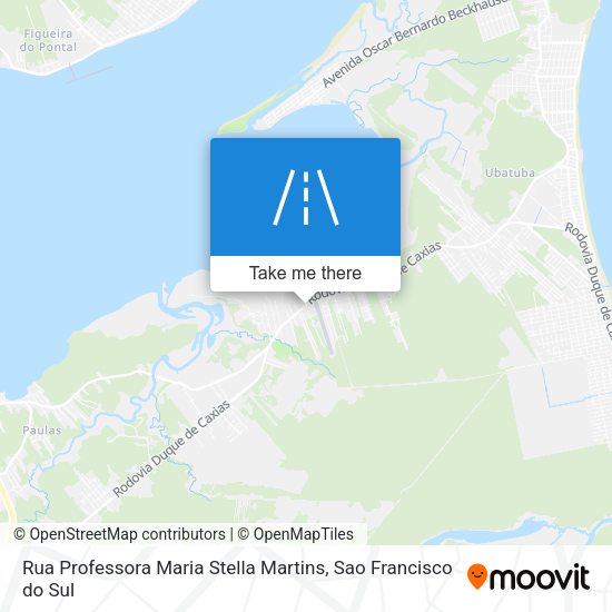 Rua Professora Maria Stella Martins map