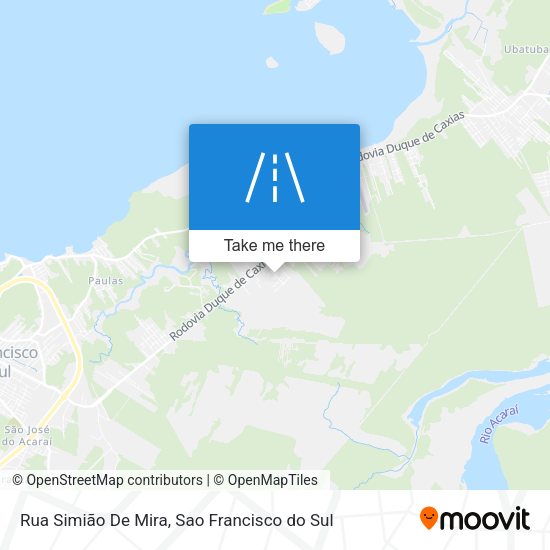Rua Simião De Mira map