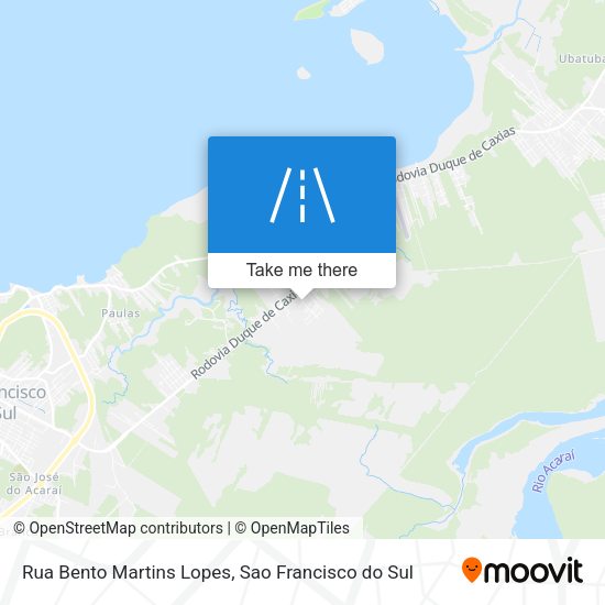Rua Bento Martins Lopes map