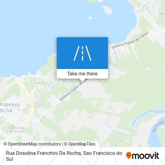 Rua Dosolina Franchini Da Rocha map