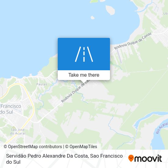 Servidão Pedro Alexandre Da Costa map