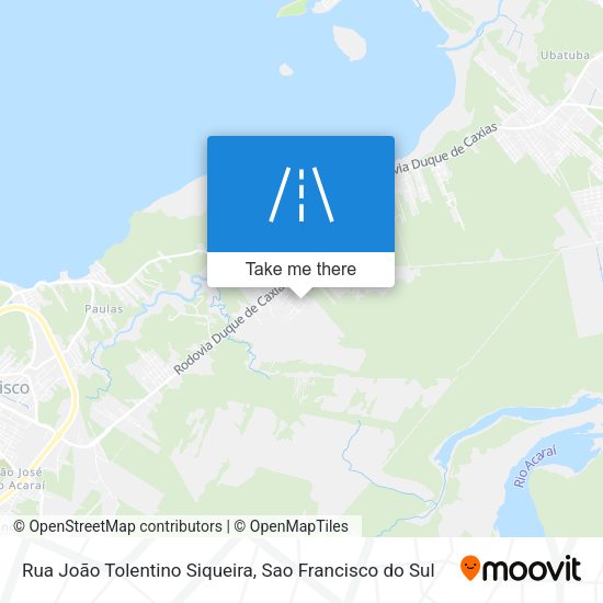 Rua João Tolentino Siqueira map