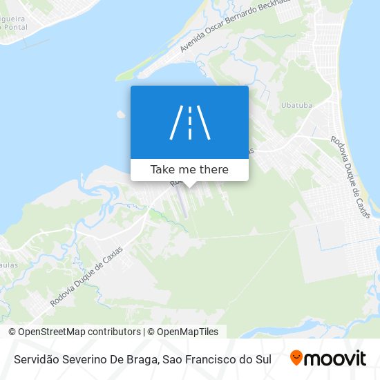 Servidão Severino De Braga map