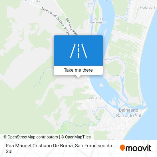 Rua Manoel Cristiano De Borba map