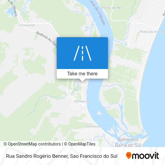 Rua Sandro Rogério Benner map