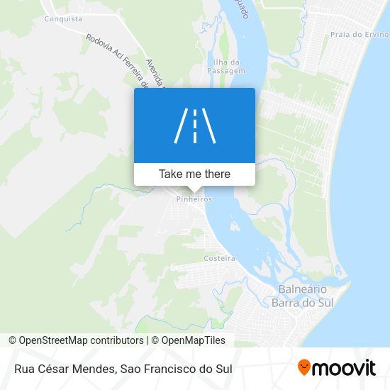 Rua César Mendes map