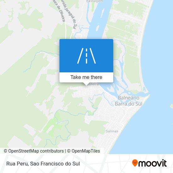 Rua Peru map