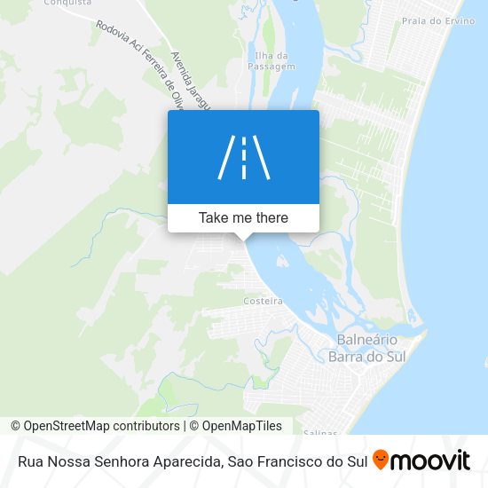 Rua Nossa Senhora Aparecida map