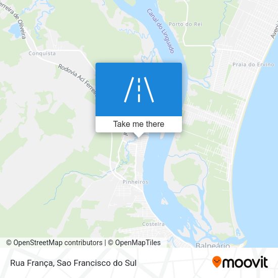 Rua França map