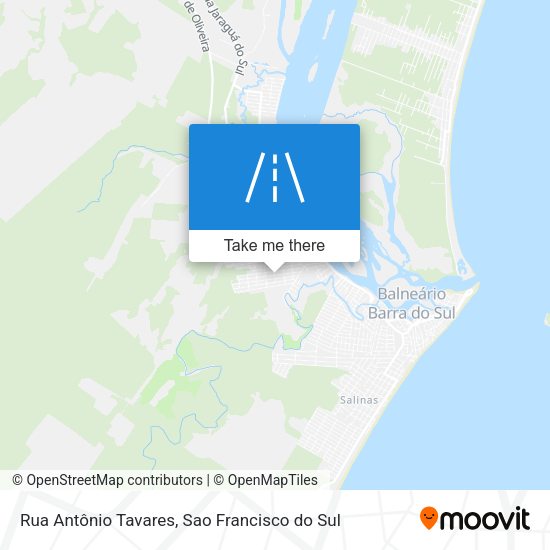 Rua Antônio Tavares map