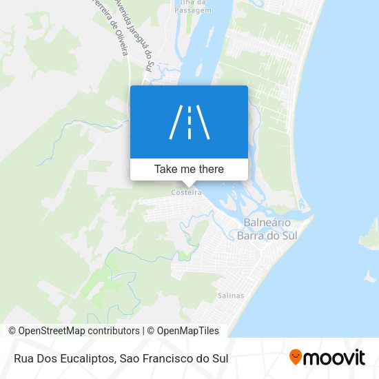 Rua Dos Eucaliptos map