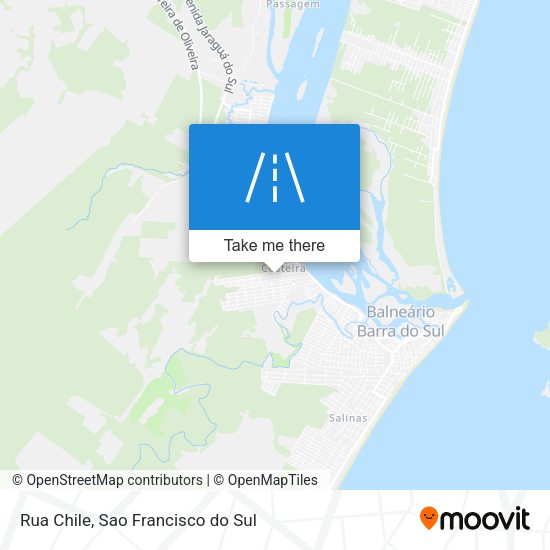 Rua Chile map