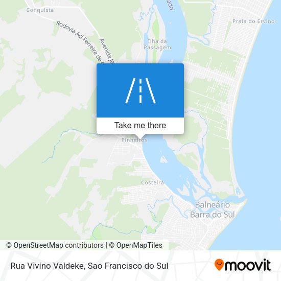 Rua Vivino Valdeke map